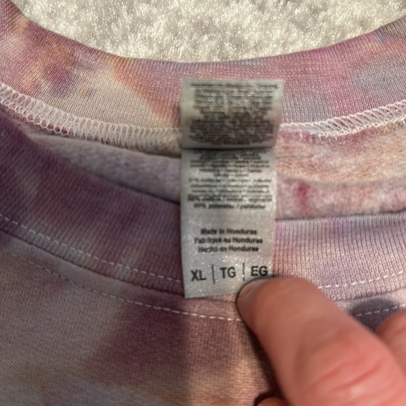 Ice dyed “sweater weather” sweatshirt - Picture 2 of 3